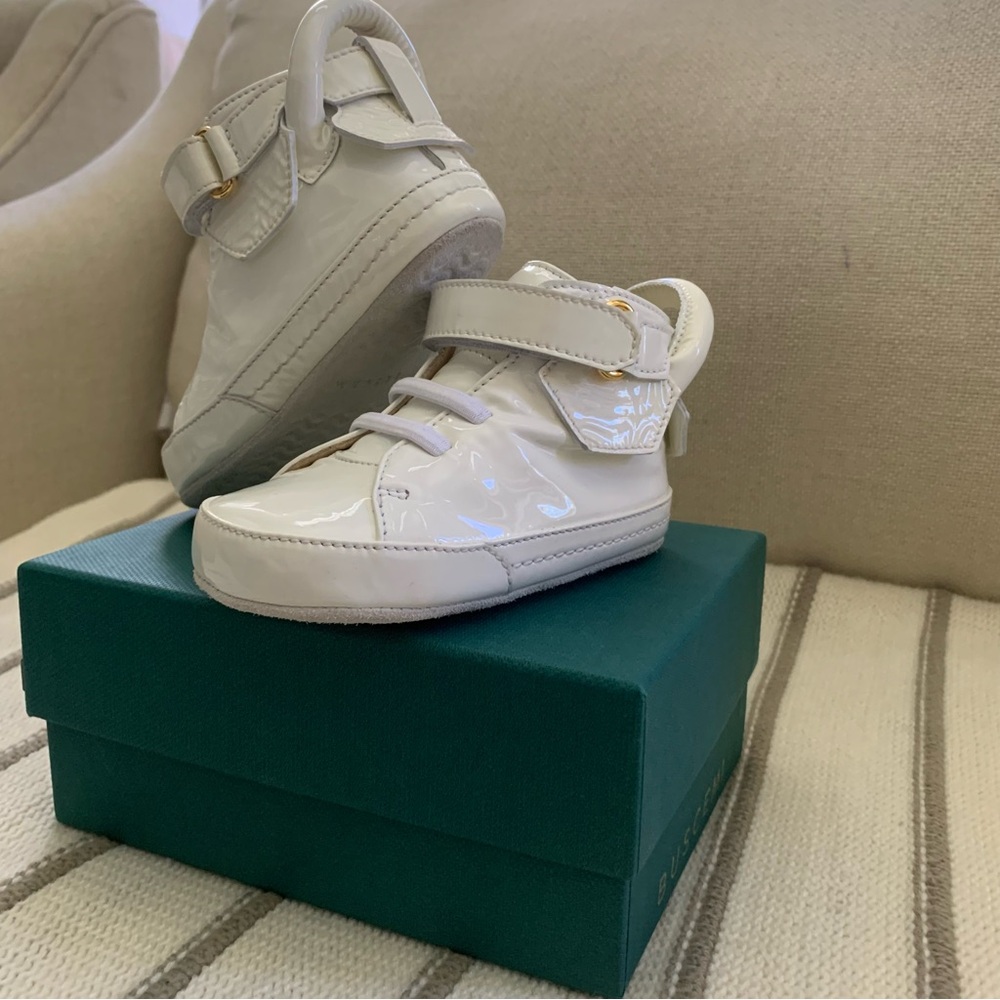 Buscemi Italian Hand Crafted Leather Shoes - White NWB - Picture 2 of 6